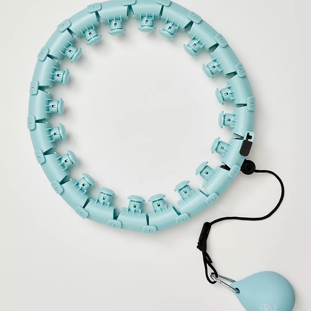 GAIAM Light Blue Weighted Fitness Hoop From Free People